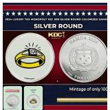 2024 Luxury Tax Monopoly 1oz .999 Silver Round Col