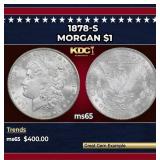 1878-s Morgan Dollar $1 Grades ms65