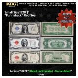 Small Size 1928 Currency Set 1928 $1 "Funnyback",