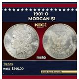 1901-o Morgan Dollar $1 Grades ms65