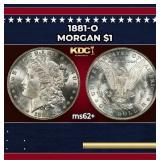 1881-o Morgan Dollar $1 Grades ms62+