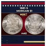 1881-s Morgan Dollar $1 Grades ms62