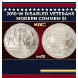 2010-W Disabled Veterans Modern Commem Dollar $1 m