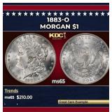 1883-o Morgan Dollar $1 Grades ms65