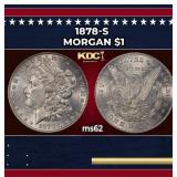 1878-s Morgan Dollar $1 Grades ms62