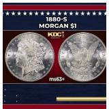1880-s Morgan Dollar $1 Grades ms63+
