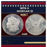 1879-s Morgan Dollar $1 Grades ms63