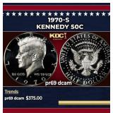 1970-s Proof Kennedy Half Dollar 50c pr69 dcam SEG