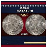 1885-o Morgan Dollar $1 Grades ms62+