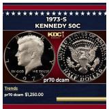 1973-s Proof Kennedy Half Dollar 50c pr70 dcam SEG