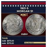 1921-s Morgan Dollar $1 Grades ms64+
