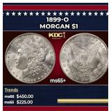 1899-o Morgan Dollar $1 Grades ms65+
