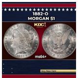1882-o Morgan Dollar $1 Grades ms64+