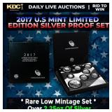RARE 2017 United States Mint Limited Edition Silve