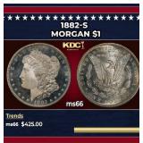 1882-s Morgan Dollar $1 Grades ms66