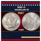 1885-o Morgan Dollar $1 Grades ms63+