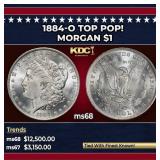 1884-o Morgan Dollar TOP POP! $1 ms68 SEGS