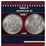 1900-p Morgan Dollar $1 Grades ms62