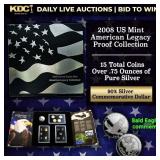 2008 U.S. Mint American Legacy Collection Set 15 C