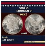 1882-o Morgan Dollar $1 Grades ms65