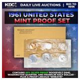 1961 United States Mint Silver Proof Set In Origin