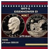 1977-s Proof Eisenhower Dollar $1 pr70 dcam SEGS