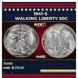 1941-s Walking Liberty Half Dollar 50c ms66 SEGS