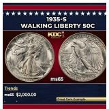 1935-s Walking Liberty Half Dollar 50c ms65 SEGS