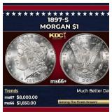 1897-s Morgan Dollar $1 ms66+ SEGS