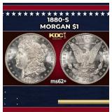 1880-s Morgan Dollar $1 Grades ms62+