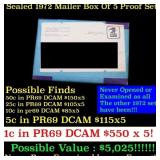 Original sealed box 5- 1972 United States Mint Pro