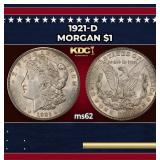 1921-d Morgan Dollar $1 Grades ms62