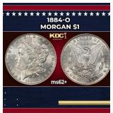 1884-o Morgan Dollar $1 Grades ms62+