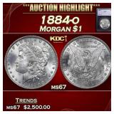 1884-o Morgan Dollar $1 ms67 SEGS