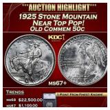 1925 Stone Mountain Old Commem Half Dollar Near To