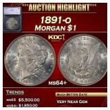 1891-o Morgan Dollar $1 ms64+ SEGS