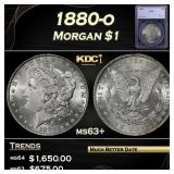 1880-o Morgan Dollar $1 ms63+ SEGS