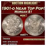 1901-o Morgan Dollar Near Top Pop! $1 ms67+ SEGS