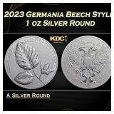 2023 Germania Beech Style - 1 oz Silver Round Roun