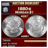 1880-s Morgan Dollar 1 ms66+ SEGS