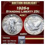 1926-s Standing Liberty Quarter 25c ms65+ SEGS