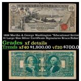 1896 $1 large size Silver Certificate Martha & Geo