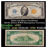 1934A $10 Silver Certificate North Africa WWII Eme