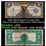 1899 $1 large size Silver Certificate "Black Eagle