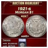 1921-s Morgan Dollar $1 ms65+ SEGS