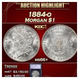 1884-o Morgan Dollar $1 ms66+ SEGS