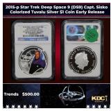 NGC 2015-p Star Trek Deep Space 9 (DS9) Capt. Sisk