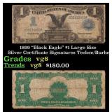 1899 $1 large size Silver Certificate "Black Eagle