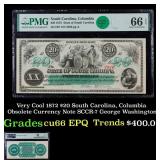 Very Cool 1872 $20 South Carolina, Columbia Obsole