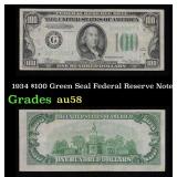 1934 $100 Green Seal Federal Reserve Note Grades C